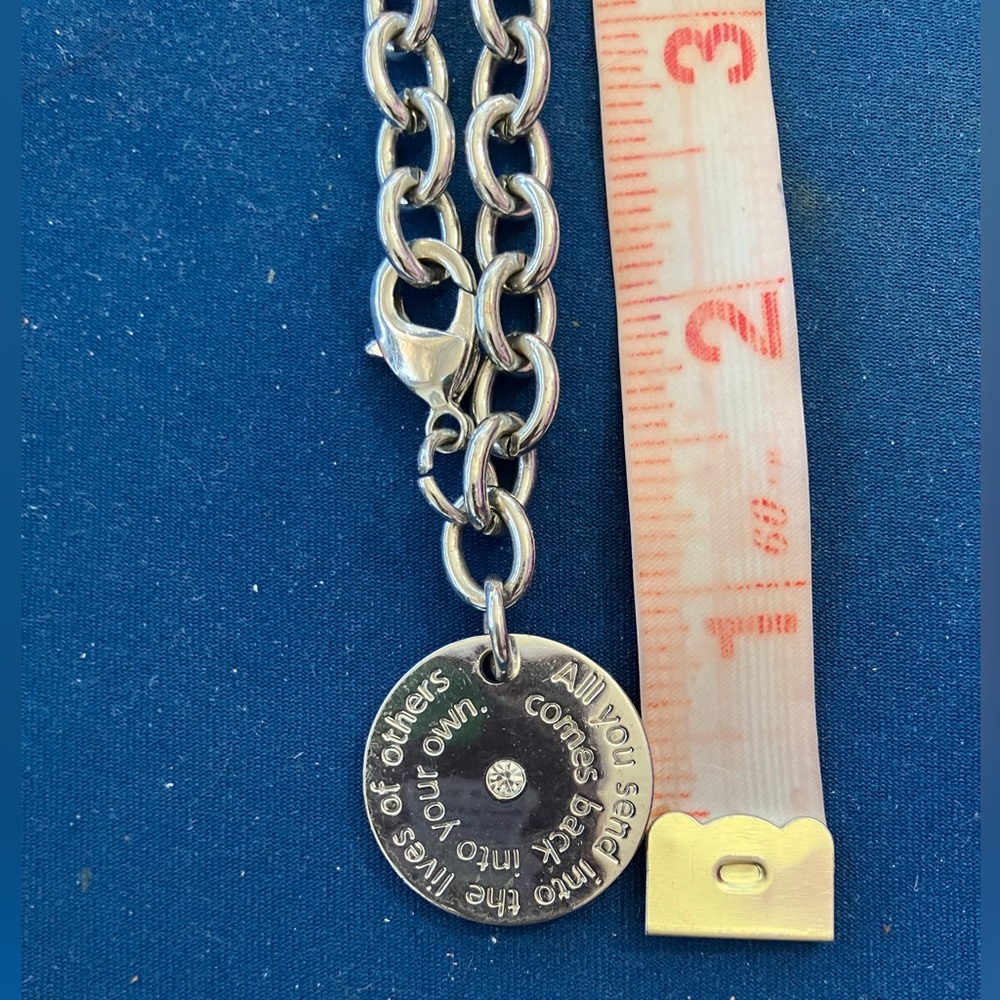Stylish Silvertone Chain Bracelet